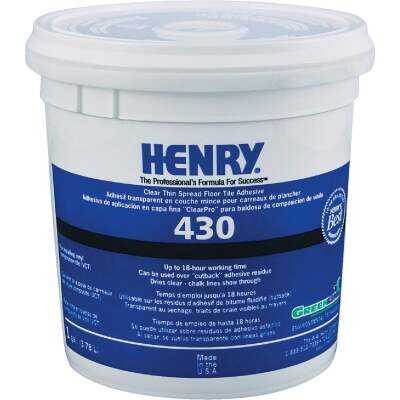 Henry 430 ClearPro Vinyl Floor Adhesive, 1 Gal.